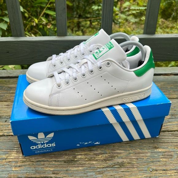 Adidas Stan Smith Fairway Sneakers Shoes Men’s Size 7.5 White Green M20324 - Picture 2 of 6